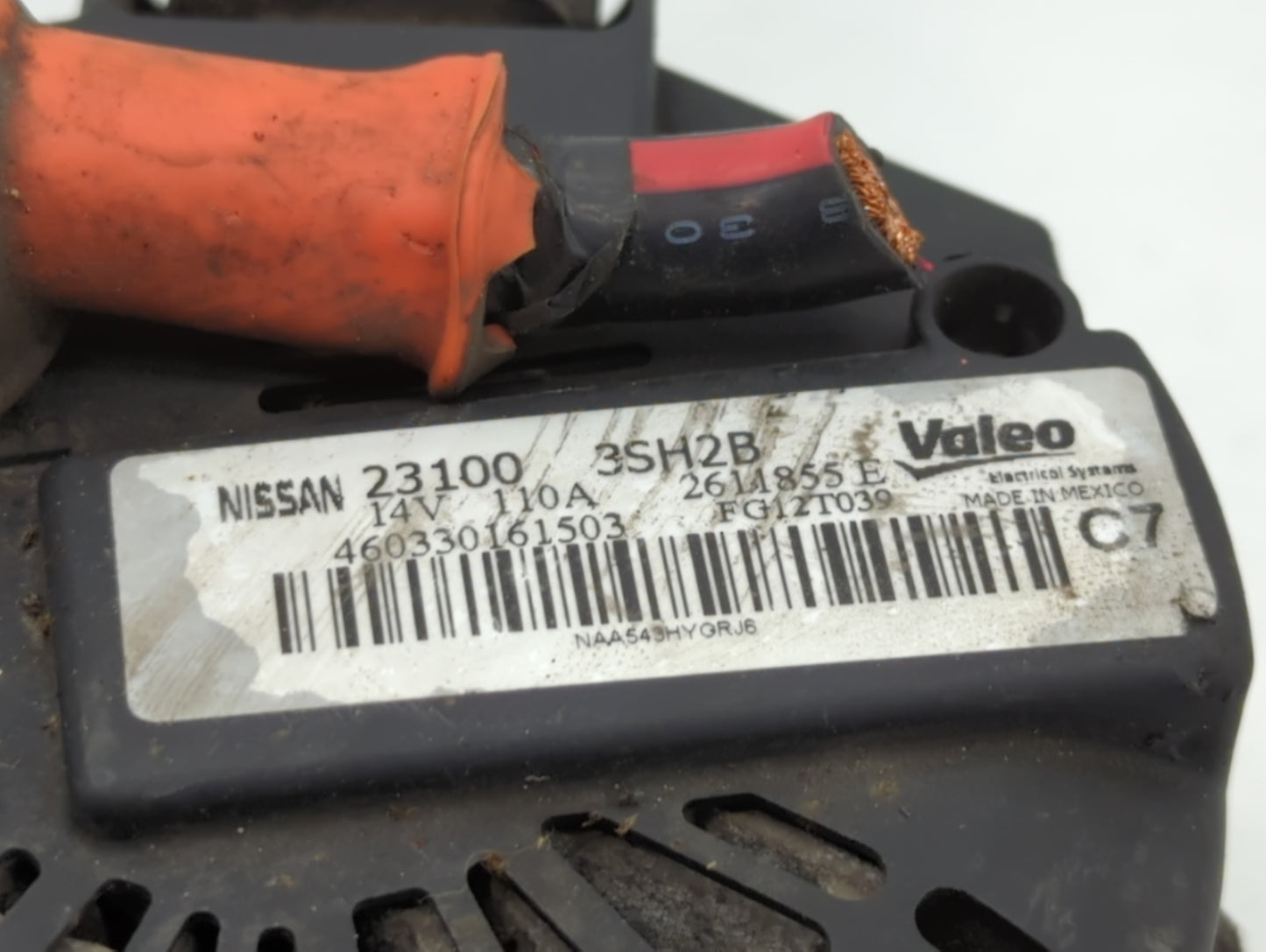 2013-2019 Nissan Sentra Alternator Replacement Generator Charging Assembly Engine OEM P/N:23100 3SH2B Fits OEM Used Auto Par