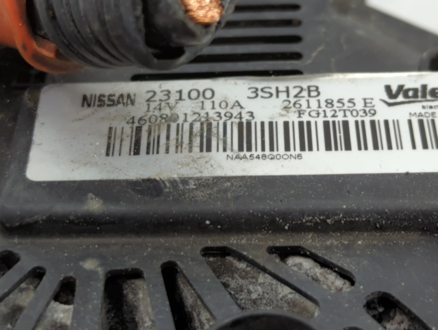 2013-2019 Nissan Sentra Alternator Replacement Generator Charging Assembly Engine OEM P/N:23100 3SH2B Fits OEM Used Auto Par