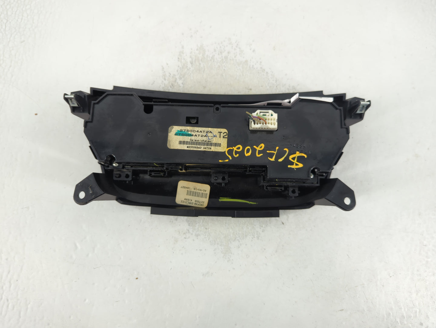 2015-2017 Nissan Sentra Climate Control Module Temperature AC/Heater Replacement P/N:275004AT2A Fits Fits 2015 2016 2017 OEM