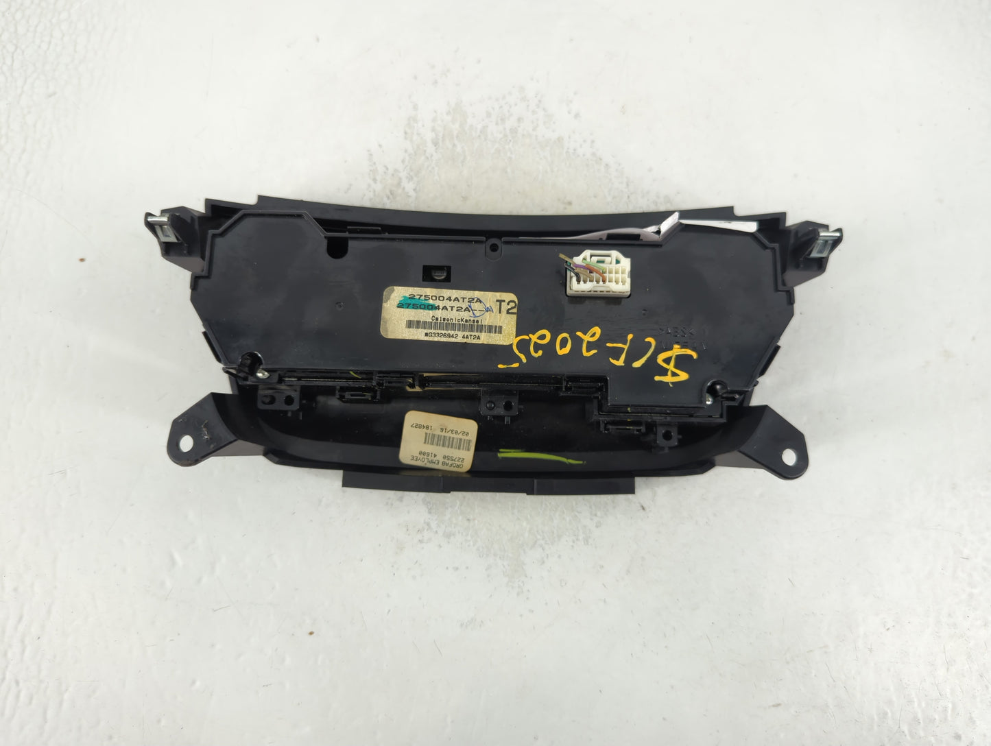 2015-2017 Nissan Sentra Climate Control Module Temperature AC/Heater Replacement P/N:275004AT2A Fits Fits 2015 2016 2017 OEM