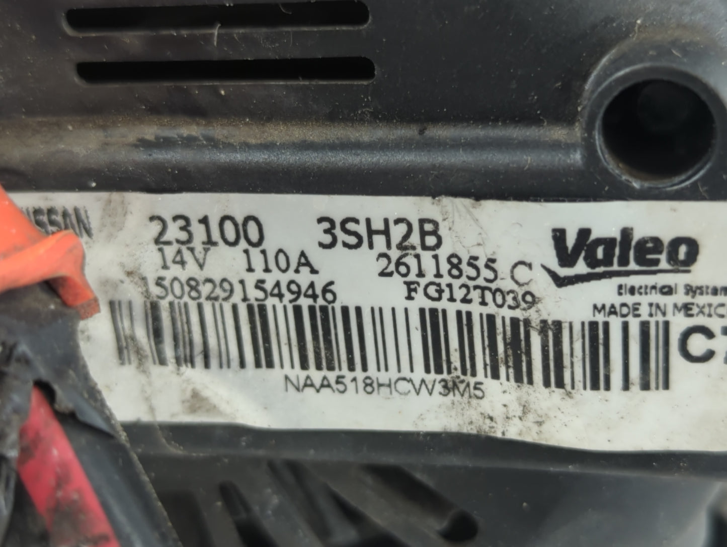 2013-2019 Nissan Sentra Alternator Replacement Generator Charging Assembly Engine OEM P/N:23100 3SH2B Fits OEM Used Auto Par