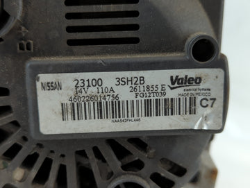 2013-2019 Nissan Sentra Alternator Replacement Generator Charging Assembly Engine OEM P/N:23100 3SH2B Fits OEM Used Auto Parts