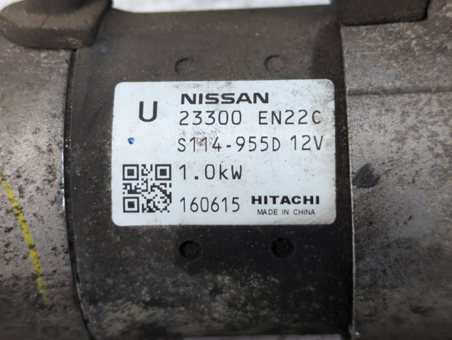 2013-2019 Nissan Sentra Car Starter Motor Solenoid OEM P/N:23300 EN22C Fits Fits 2013 2014 2015 2016 2017 2018 2019 2020 OEM