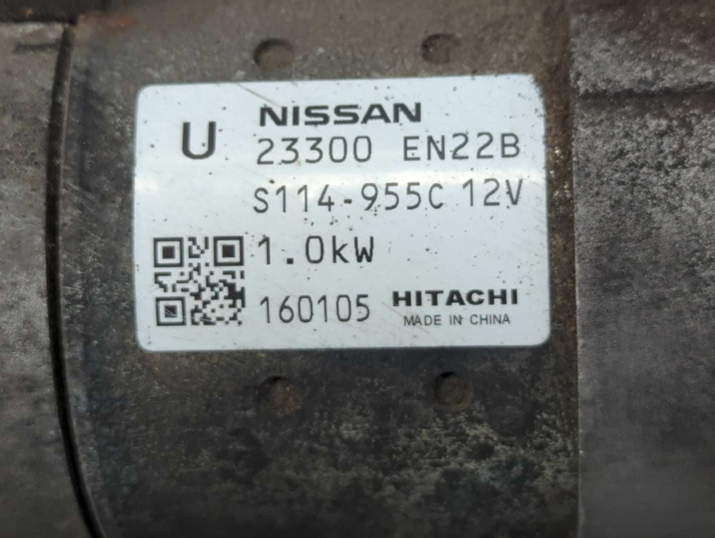 2013-2019 Nissan Sentra Car Starter Motor Solenoid OEM P/N:23300 EN22B Fits Fits 2013 2014 2015 2016 2017 2018 2019 2020 OEM