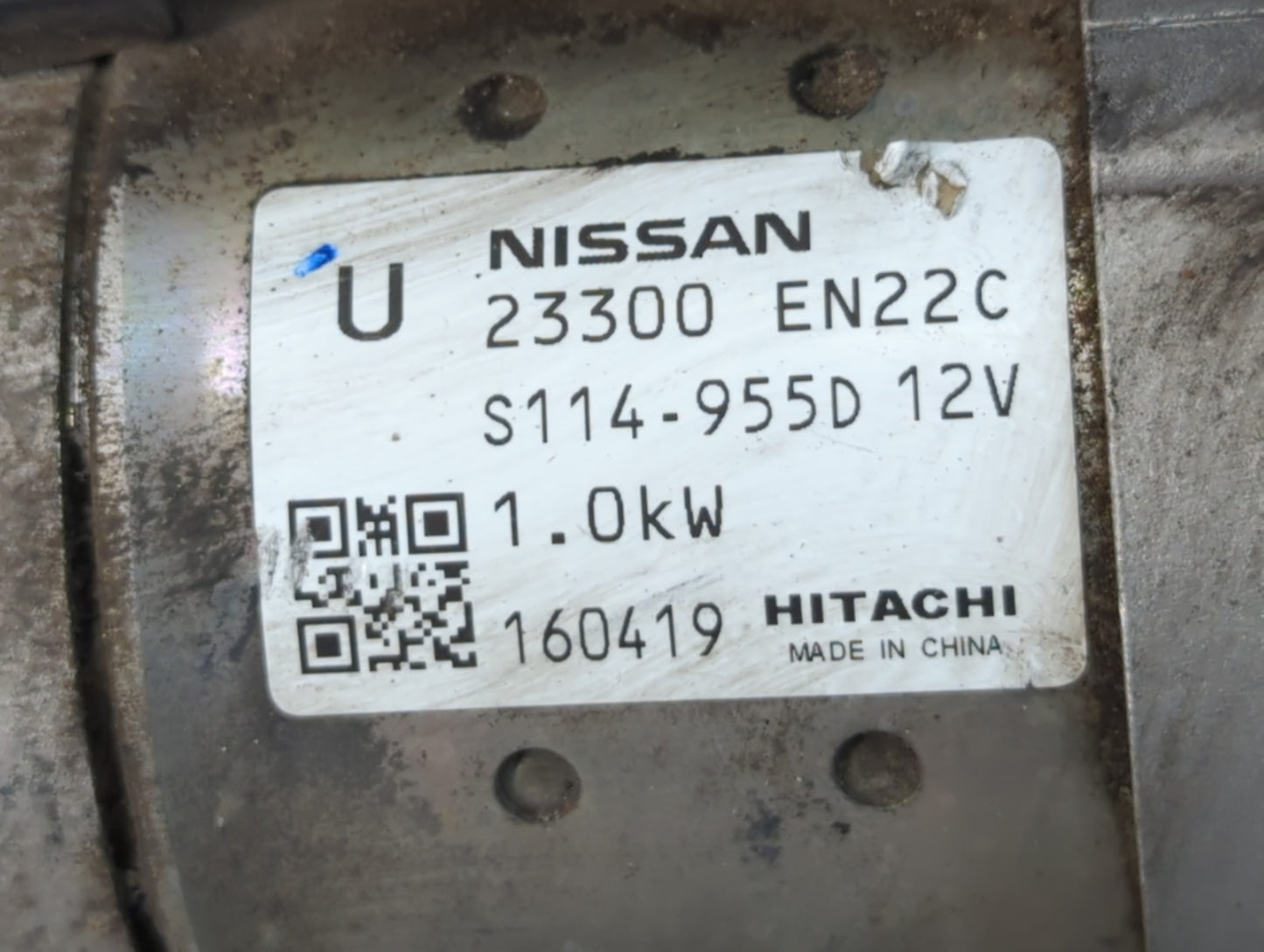 2013-2019 Nissan Sentra Car Starter Motor Solenoid OEM P/N:23300 EN22C Fits Fits 2013 2014 2015 2016 2017 2018 2019 2020 OEM