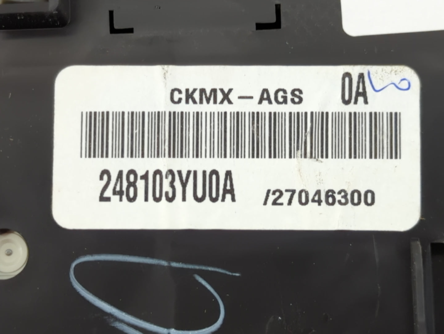 2016-2019 Nissan Sentra Instrument Cluster Speedometer Gauges P/N:CKMX-AGS 248103YU0A Fits Fits 2016 2017 2018 2019 OEM Used