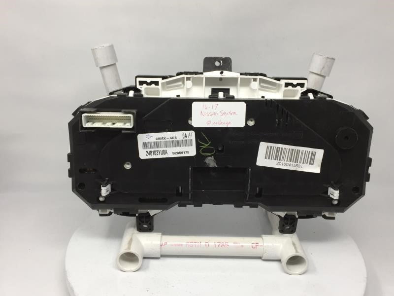 2016 Nissan Sentra Instrument Cluster Speedometer Gauges P/N:PN:248103YU0A Fits OEM Used Auto Parts - Oemusedautoparts1.com