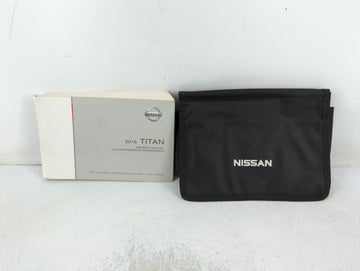 2016 Nissan Titan Owners Manual Book Guide OEM Used Auto Parts - Oemusedautoparts1.com