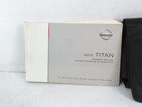 2016 Nissan Titan Owners Manual Book Guide OEM Used Auto Parts - Oemusedautoparts1.com