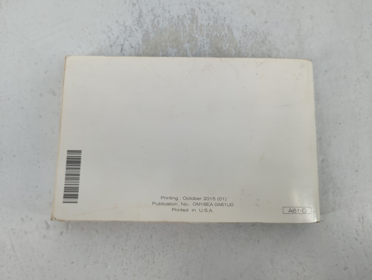 2016 Nissan Titan Owners Manual Book Guide OEM Used Auto Parts - Oemusedautoparts1.com