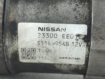 2016 Nissan Versa Car Starter Motor Solenoid OEM P/N:23300 EE01E Fits OEM Used Auto Parts