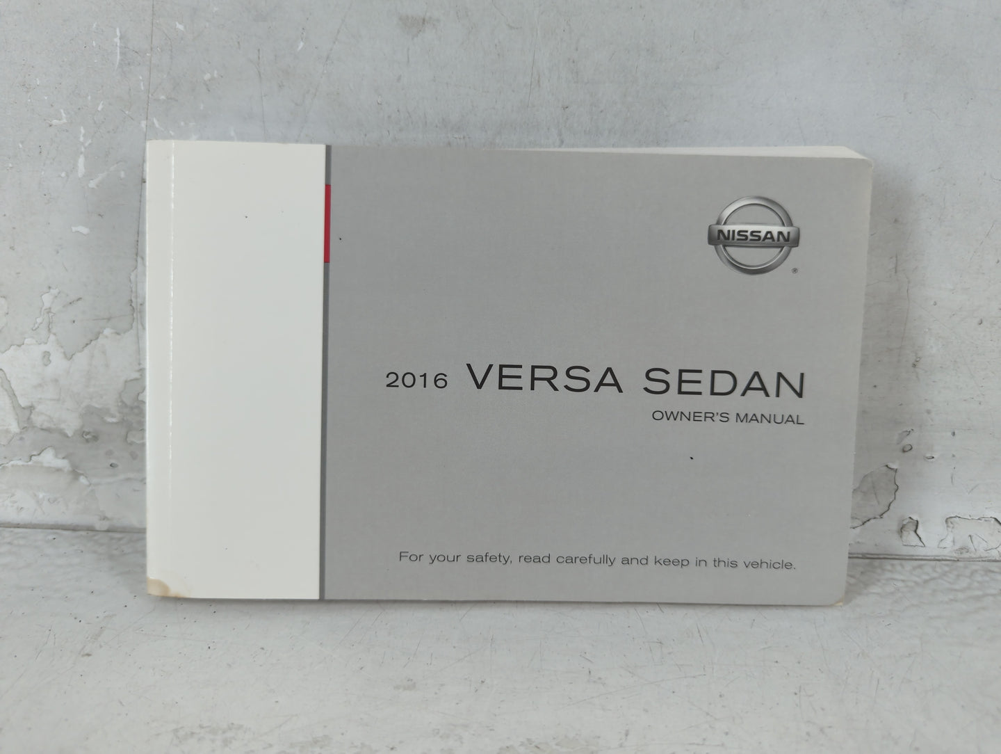 2016 Nissan Versa Owners Manual Book Guide P/N:OM16EM 0N17U2 OEM Used Auto Parts - Oemusedautoparts1.com