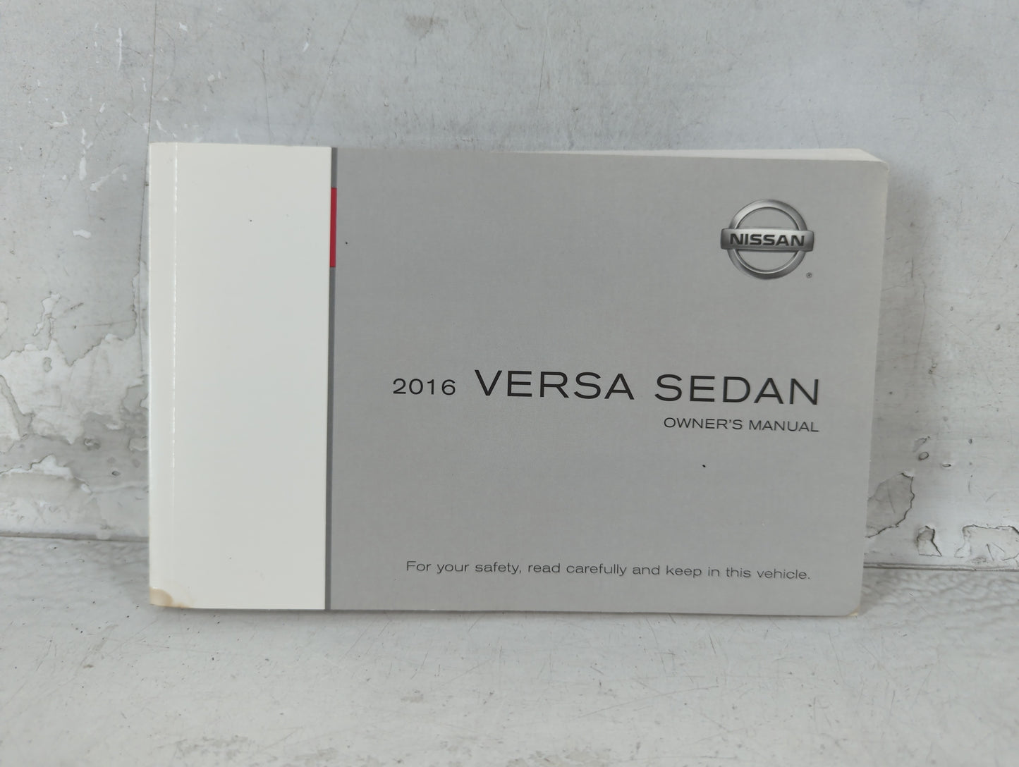 2016 Nissan Versa Owners Manual Book Guide P/N:OM16EM 0N17U2 OEM Used Auto Parts - Oemusedautoparts1.com