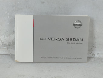 compare product 2016 Nissan Versa Owners Manual Book Guide P/N:OM16EM 0N17U2 OEM Used Auto Parts