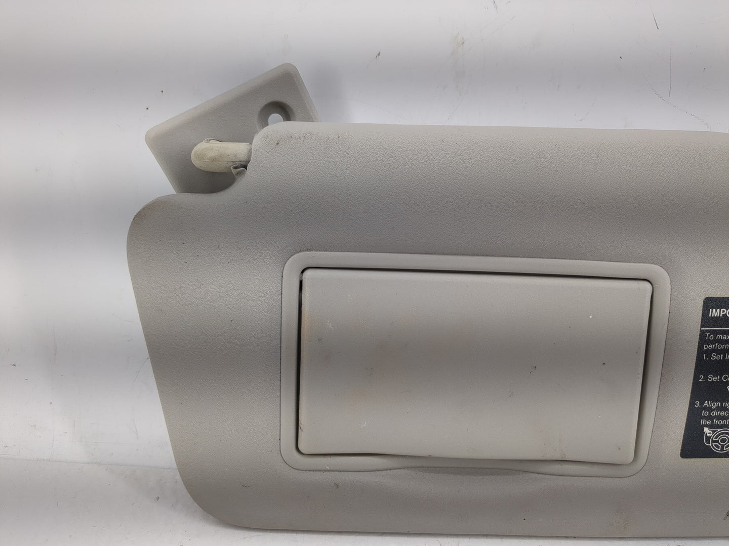 2016-2019 Nissan Versa Sun Visor Shade Replacement Driver Left Mirror Fits Fits 2015 2016 2017 2018 2019 OEM Used Auto Parts