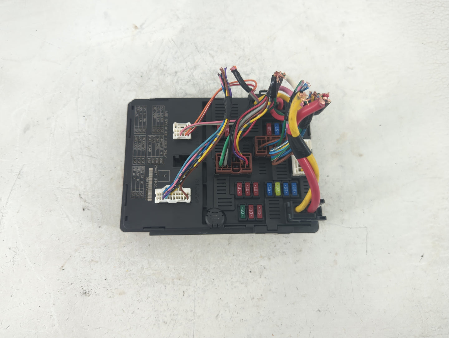 2013-2019 Nissan Versa Fusebox Fuse Box Panel Relay Module Fits Fits 2013 2014 2015 2016 2017 2018 2019 OEM Used Auto Parts 