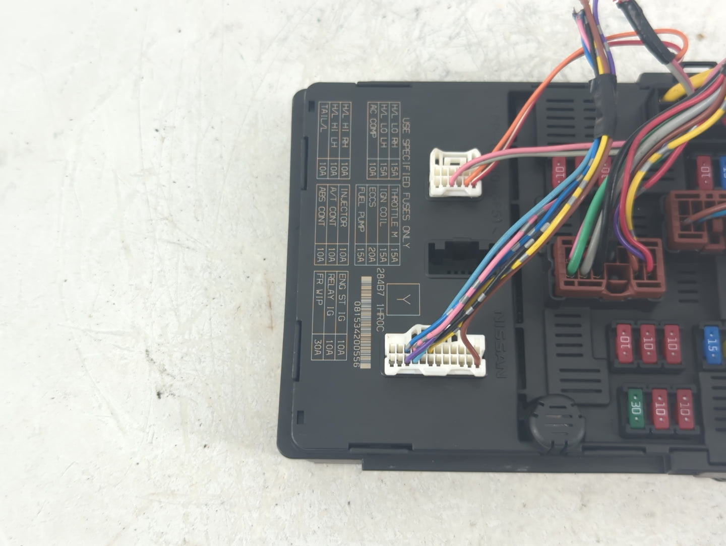 2013-2019 Nissan Versa Fusebox Fuse Box Panel Relay Module Fits Fits 2013 2014 2015 2016 2017 2018 2019 OEM Used Auto Parts 