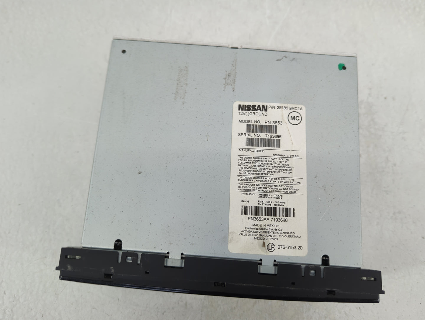 2014-2019 Nissan Versa Radio AM FM Cd Player Receiver Replacement P/N:28185 9MC1A Fits Fits 2014 2015 2016 2017 2018 2019 OE