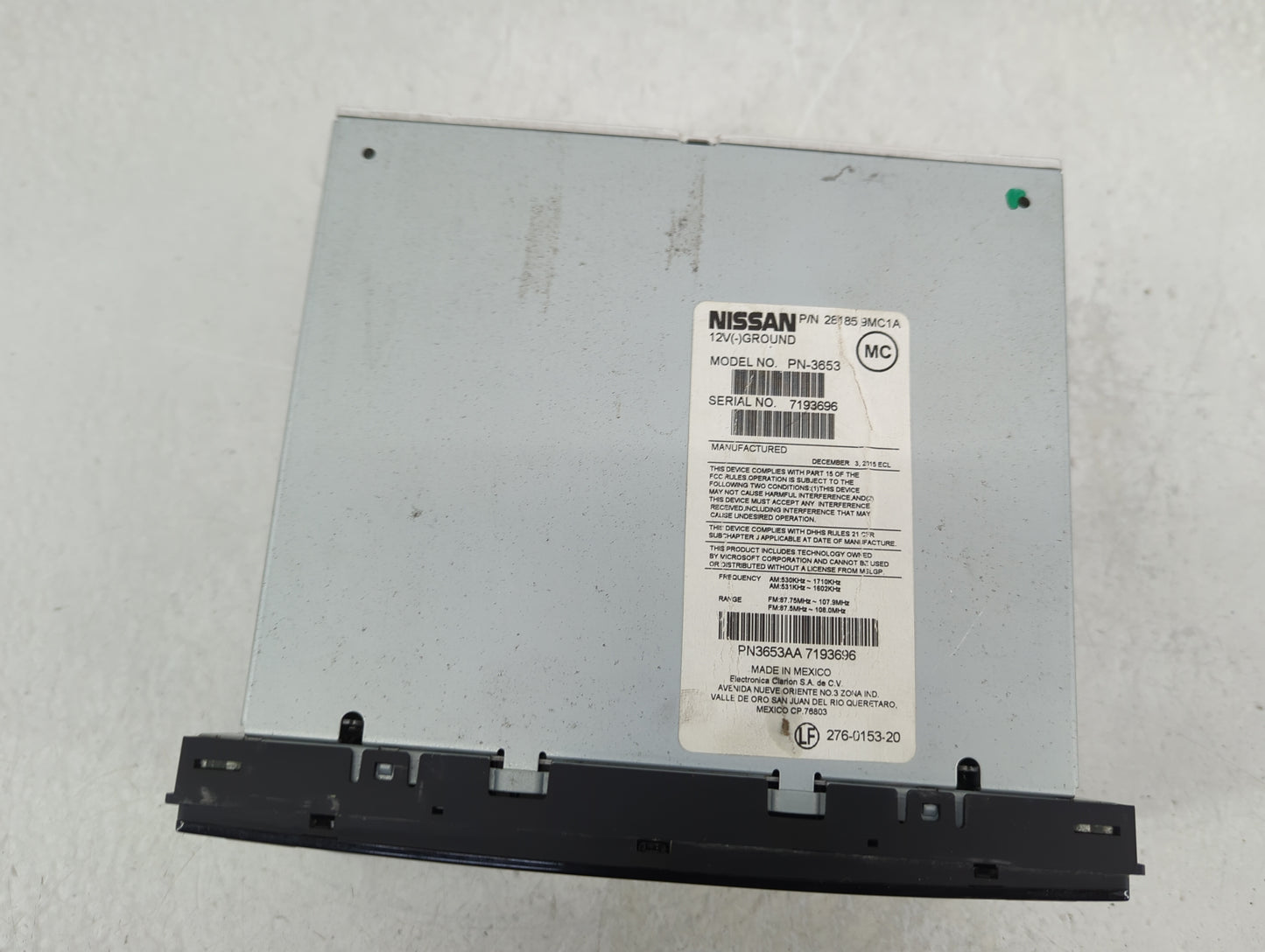 2014-2019 Nissan Versa Radio AM FM Cd Player Receiver Replacement P/N:28185 9MC1A Fits Fits 2014 2015 2016 2017 2018 2019 OE