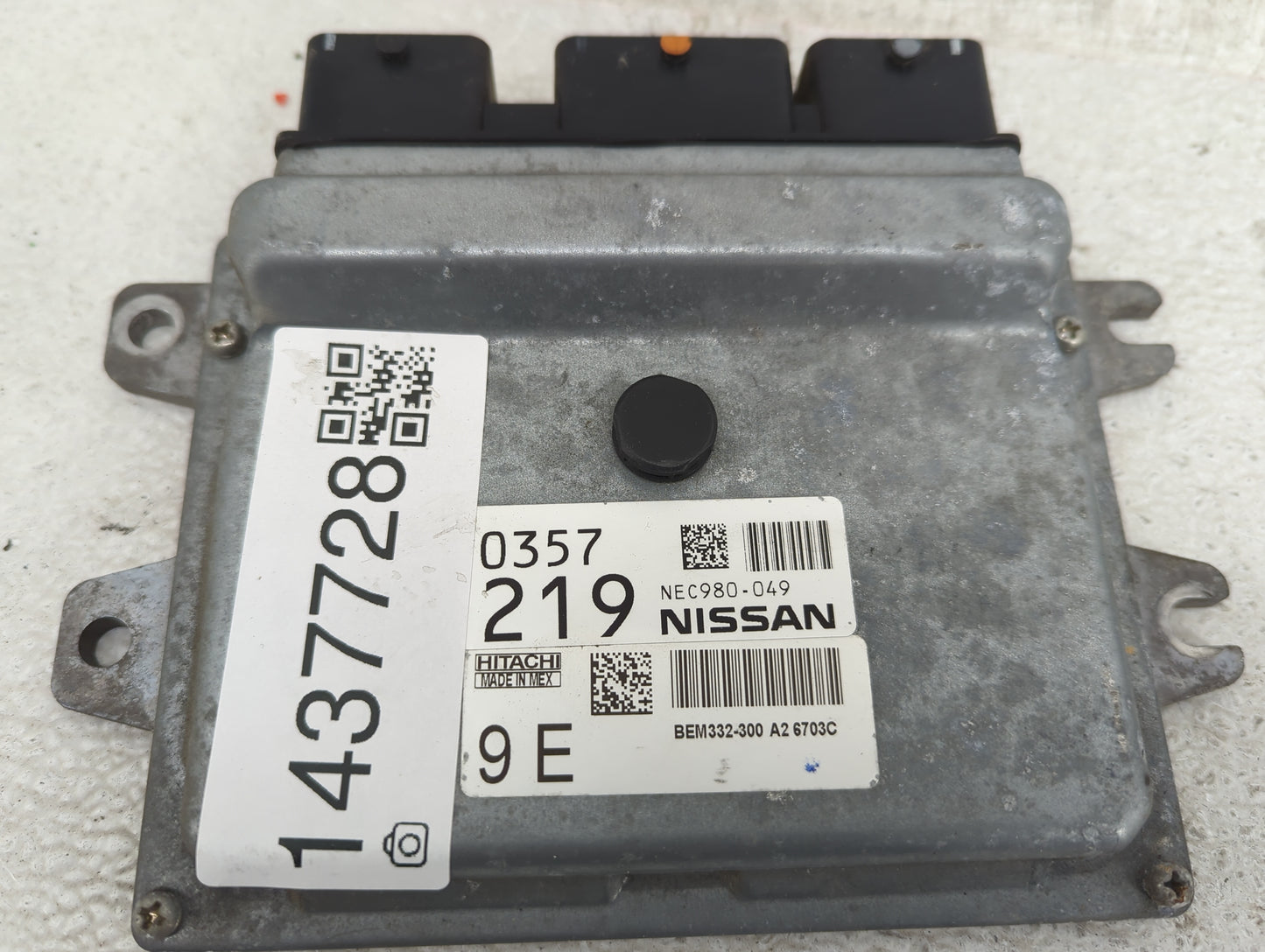 2014-2018 Nissan Versa PCM Engine Control Computer ECU ECM PCU OEM P/N:NEC980-049 BEM332-300 A2 Fits Fits 2014 2015 2016 201