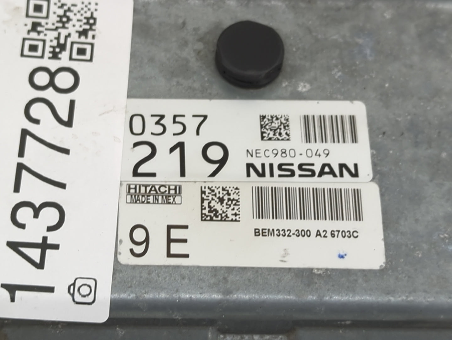 2014-2018 Nissan Versa PCM Engine Control Computer ECU ECM PCU OEM P/N:NEC980-049 BEM332-300 A2 Fits Fits 2014 2015 2016 201