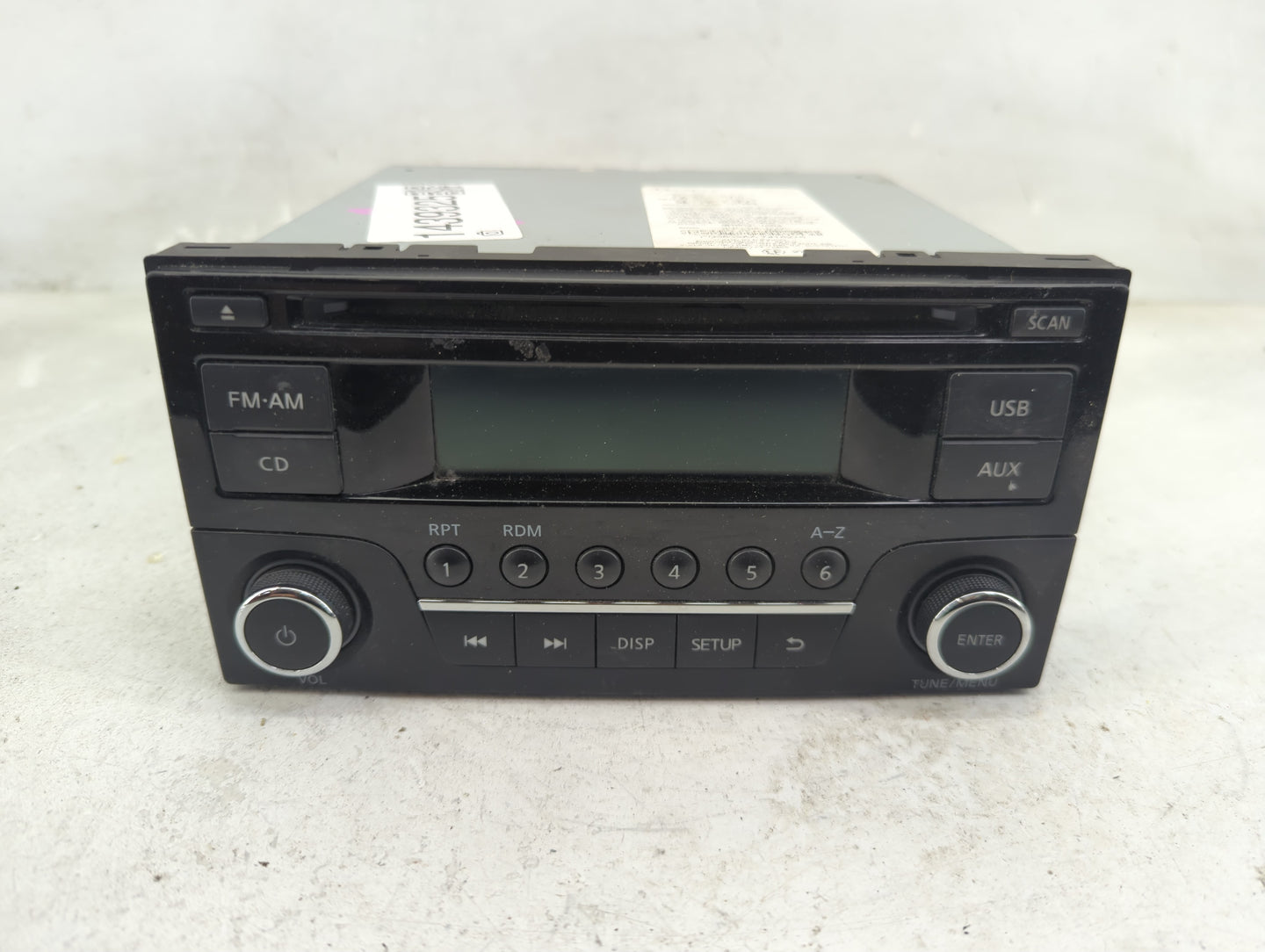 2015-2016 Nissan Versa Radio AM FM Cd Player Receiver Replacement Fits Fits 2015 2016 OEM Used Auto Parts - Oemusedautoparts