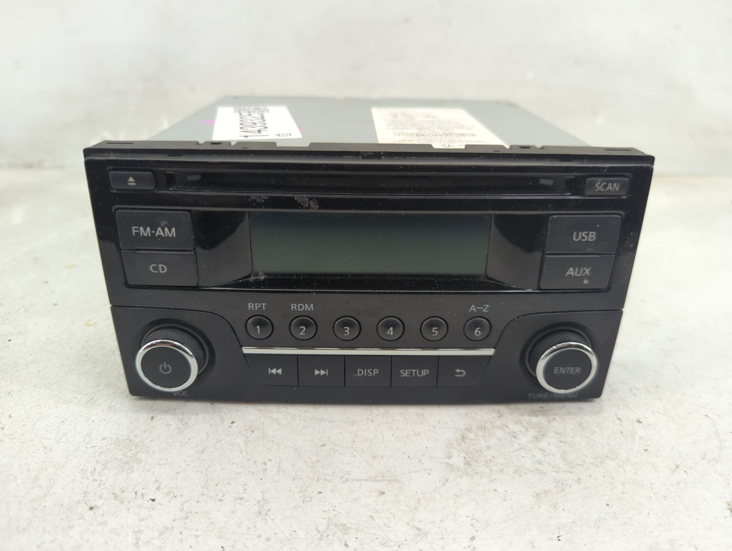 2015-2016 Nissan Versa Radio AM FM Cd Player Receiver Replacement Fits Fits 2015 2016 OEM Used Auto Parts - Oemusedautoparts