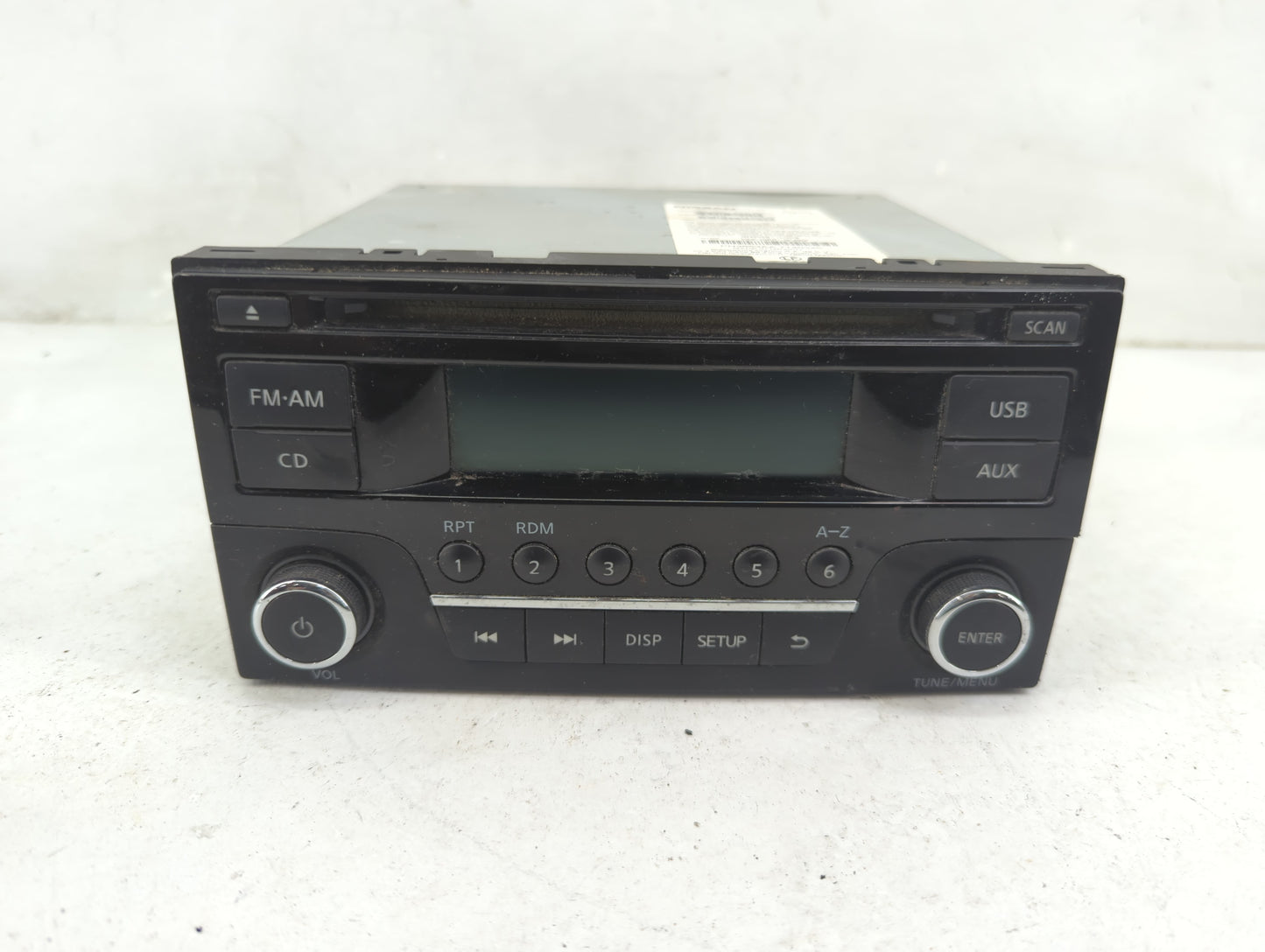 2015-2016 Nissan Versa Radio AM FM Cd Player Receiver Replacement P/N:281859MC1A PN-3653 Fits Fits 2015 2016 OEM Used Auto P