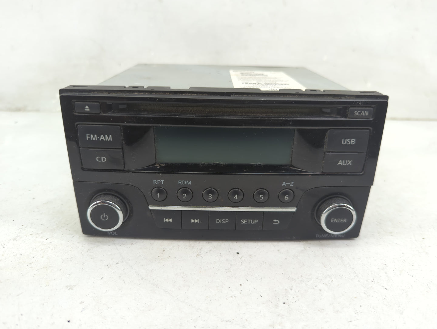 2015-2016 Nissan Versa Radio AM FM Cd Player Receiver Replacement P/N:281859MC1A PN-3653 Fits Fits 2015 2016 OEM Used Auto P