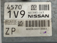 2014-2017 Nissan Versa PCM Engine Control Computer ECU ECM PCU OEM P/N:NEC980-043 BEM336-300A1 Fits Fits 2014 2015 2016 2017
