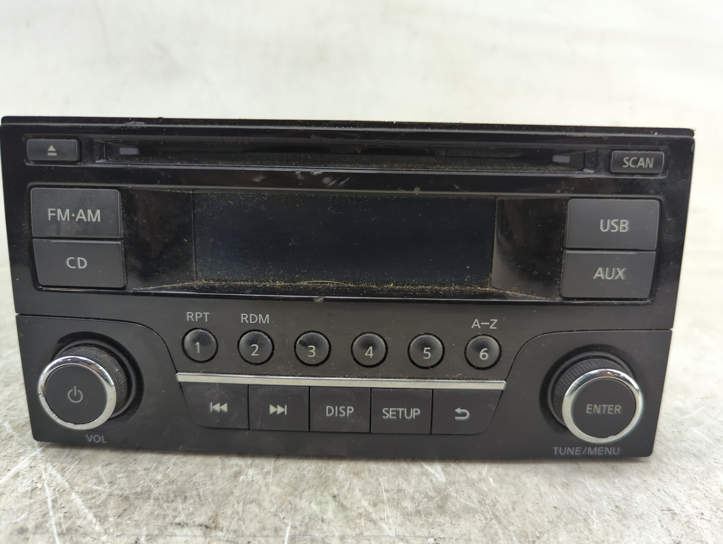 2015-2016 Nissan Versa Radio AM FM Cd Player Receiver Replacement P/N:28185 9MC1A PN-3653, PN3653AA Fits Fits 2015 2016 OEM 