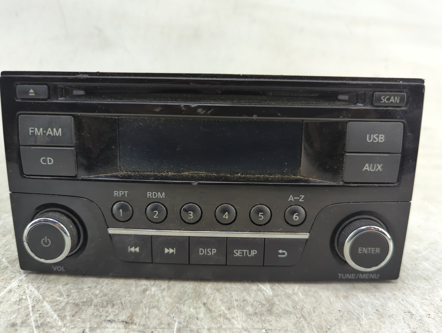 2015-2016 Nissan Versa Radio AM FM Cd Player Receiver Replacement P/N:28185 9MC1A PN-3653, PN3653AA Fits Fits 2015 2016 OEM 