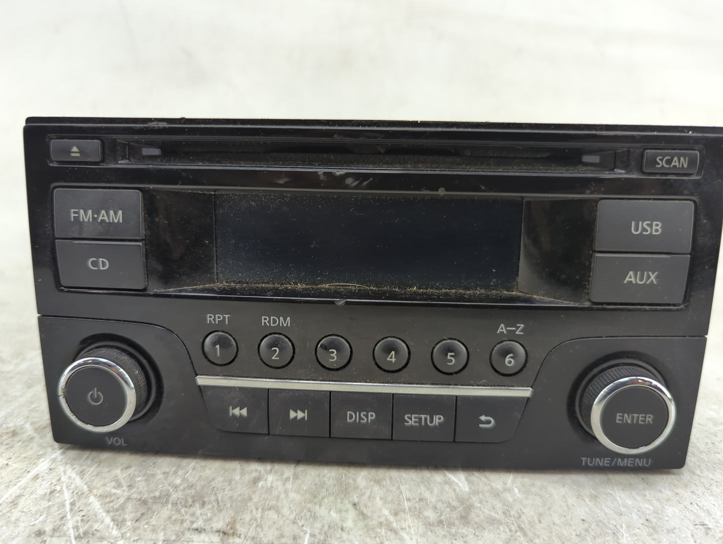 2015-2016 Nissan Versa Radio AM FM Cd Player Receiver Replacement P/N:28185 9MC1A PN-3653, PN3653AA Fits Fits 2015 2016 OEM 