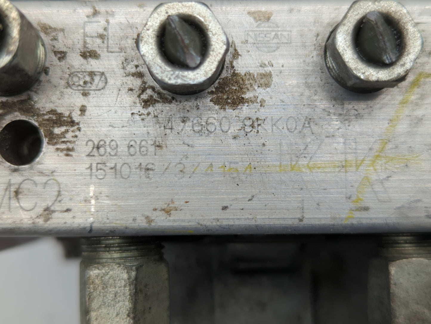 2015-2019 Nissan Versa ABS Pump Control Module Replacement P/N:47660 9KS0A 47660 9KL0A Fits Fits 2015 2016 2017 2018 2019 OE