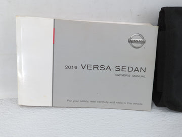 2016 Nissan Versa Owners Manual Book Guide OEM Used Auto Parts