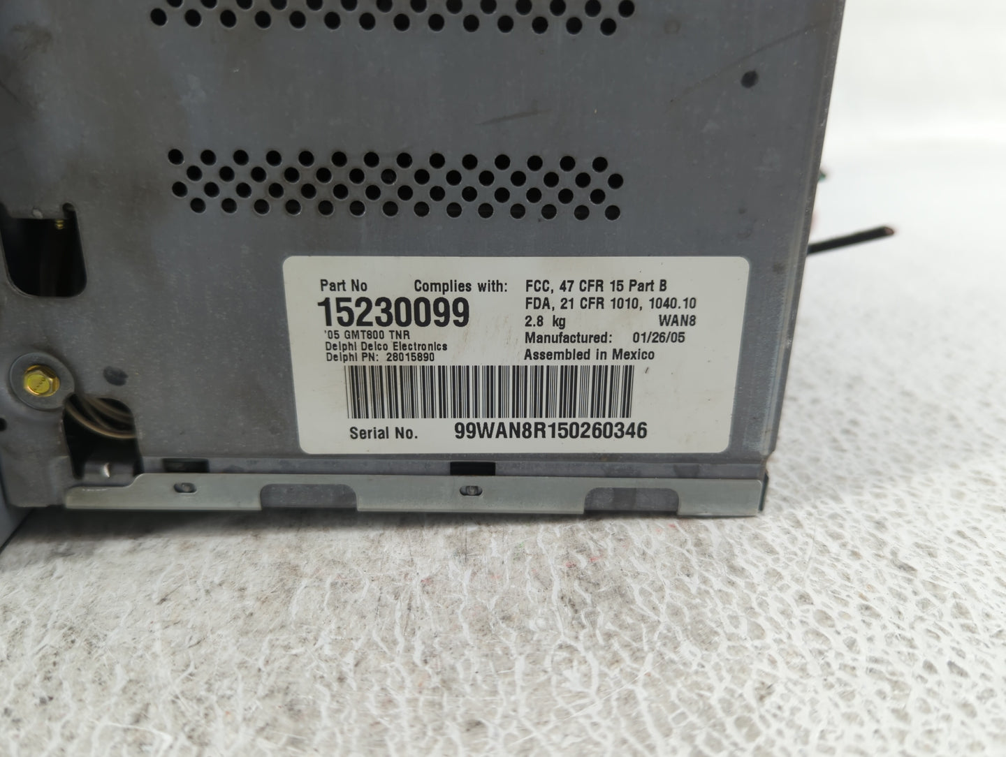 2015-2016 Nissan Versa Am Fm Cd Player Radio Receiver - Oemusedautoparts1.com