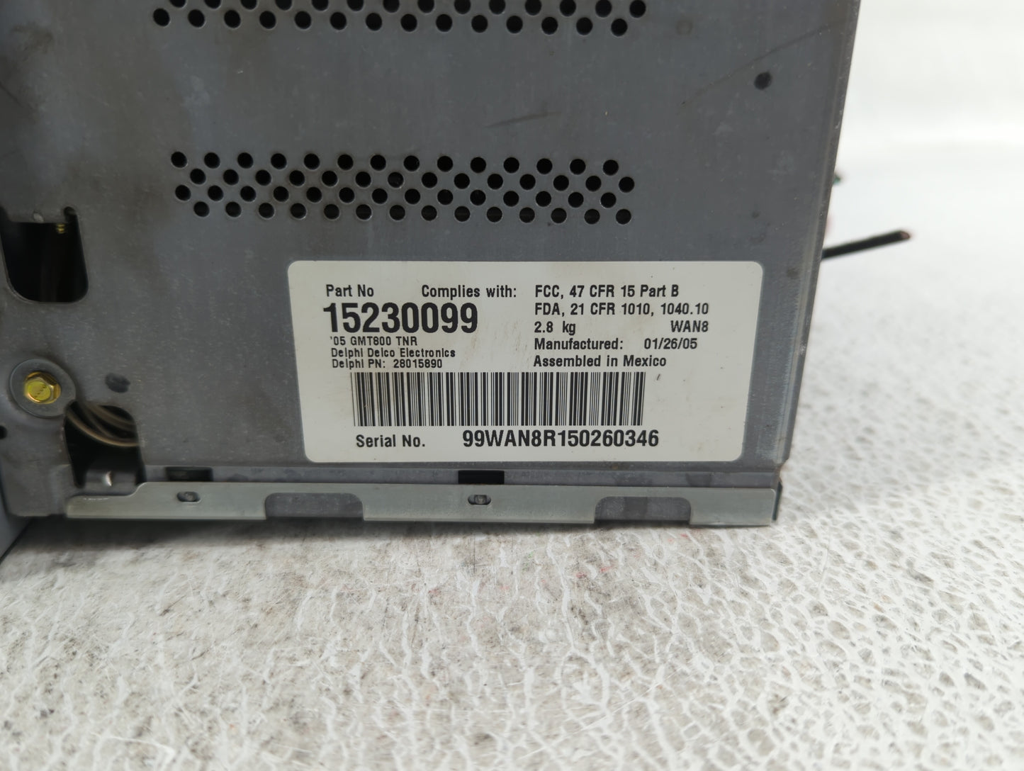 2015-2016 Nissan Versa Am Fm Cd Player Radio Receiver - Oemusedautoparts1.com