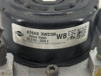 2014-2019 Nissan Versa ABS Pump Control Module Replacement P/N:47660 3WC0B Fits Fits 2014 2015 2016 2017 2018 2019 OEM Used 