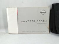 2016 Nissan Versa Owners Manual Book Guide P/N:OM16EM ON17U0 OEM Used Auto Parts - Oemusedautoparts1.com