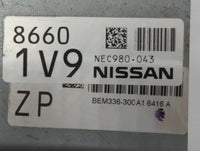 2014-2017 Nissan Versa PCM Engine Control Computer ECU ECM PCU OEM P/N:NEC980-043 Fits Fits 2014 2015 2016 2017 OEM Used Aut