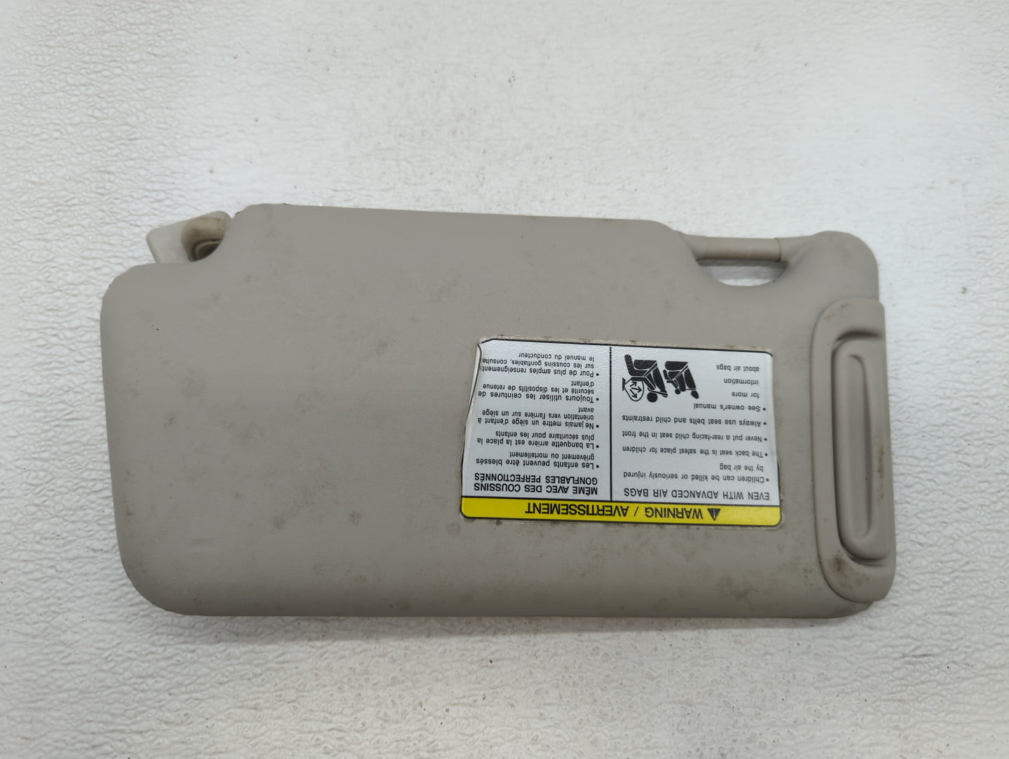 2016-2019 Nissan Versa Sun Visor Shade Replacement Passenger Right Mirror Fits Fits 2015 2016 2017 2018 2019 OEM Used Auto P