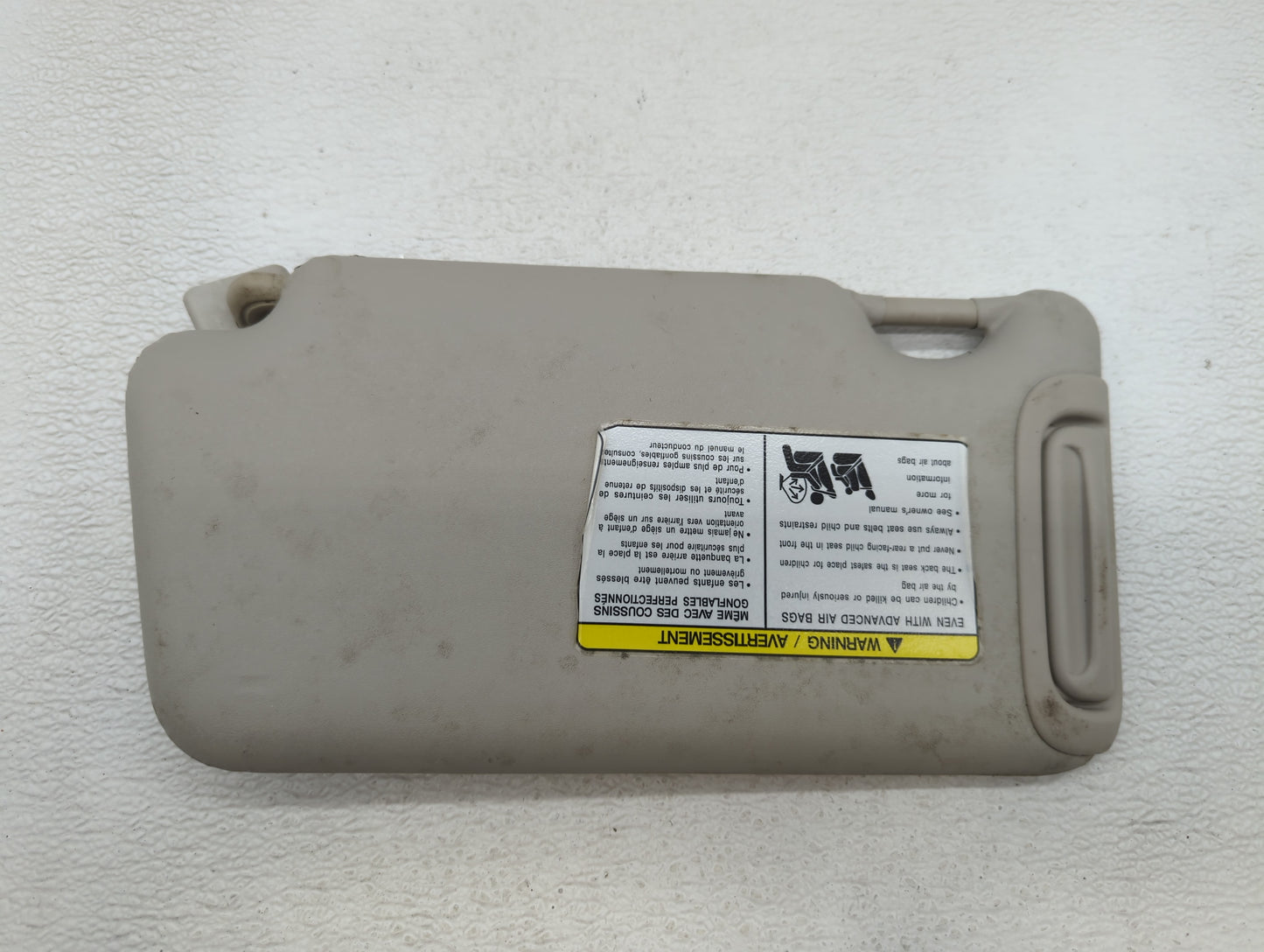 2016-2019 Nissan Versa Sun Visor Shade Replacement Passenger Right Mirror Fits Fits 2015 2016 2017 2018 2019 OEM Used Auto P