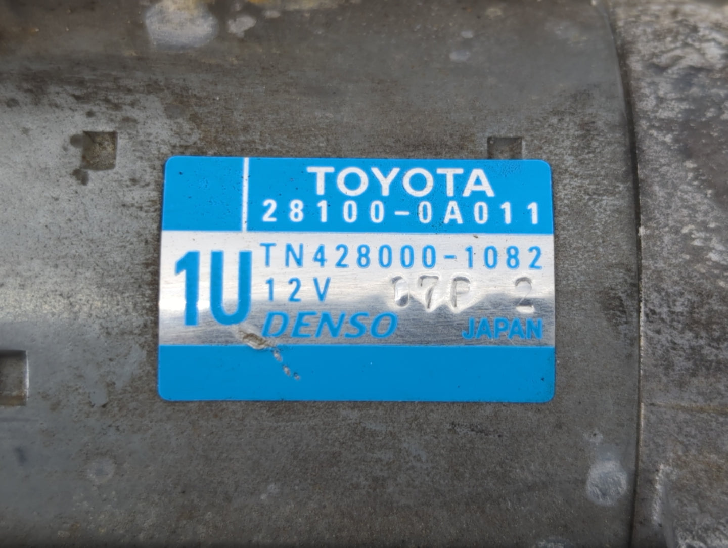 2012-2019 Nissan Versa Car Starter Motor Solenoid OEM P/N:TN428000-1082 28100-0A011 Fits OEM Used Auto Parts - Oemusedautopa