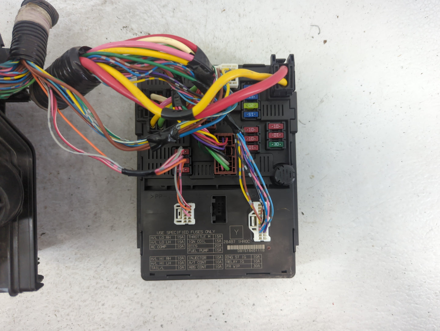 2013-2019 Nissan Versa Fusebox Fuse Box Panel Relay Module P/N:081331701491 284B7 1HR0C Fits OEM Used Auto Parts - Oemusedau