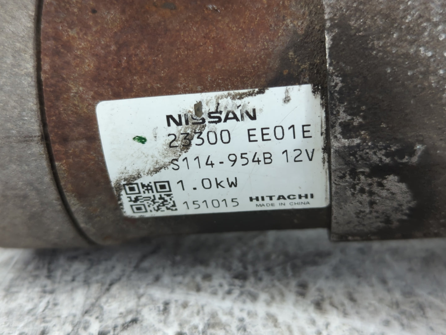 2012-2019 Nissan Versa Car Starter Motor Solenoid OEM P/N:S114-954B 12V 23300 EE01E Fits OEM Used Auto Parts - Oemusedautopa