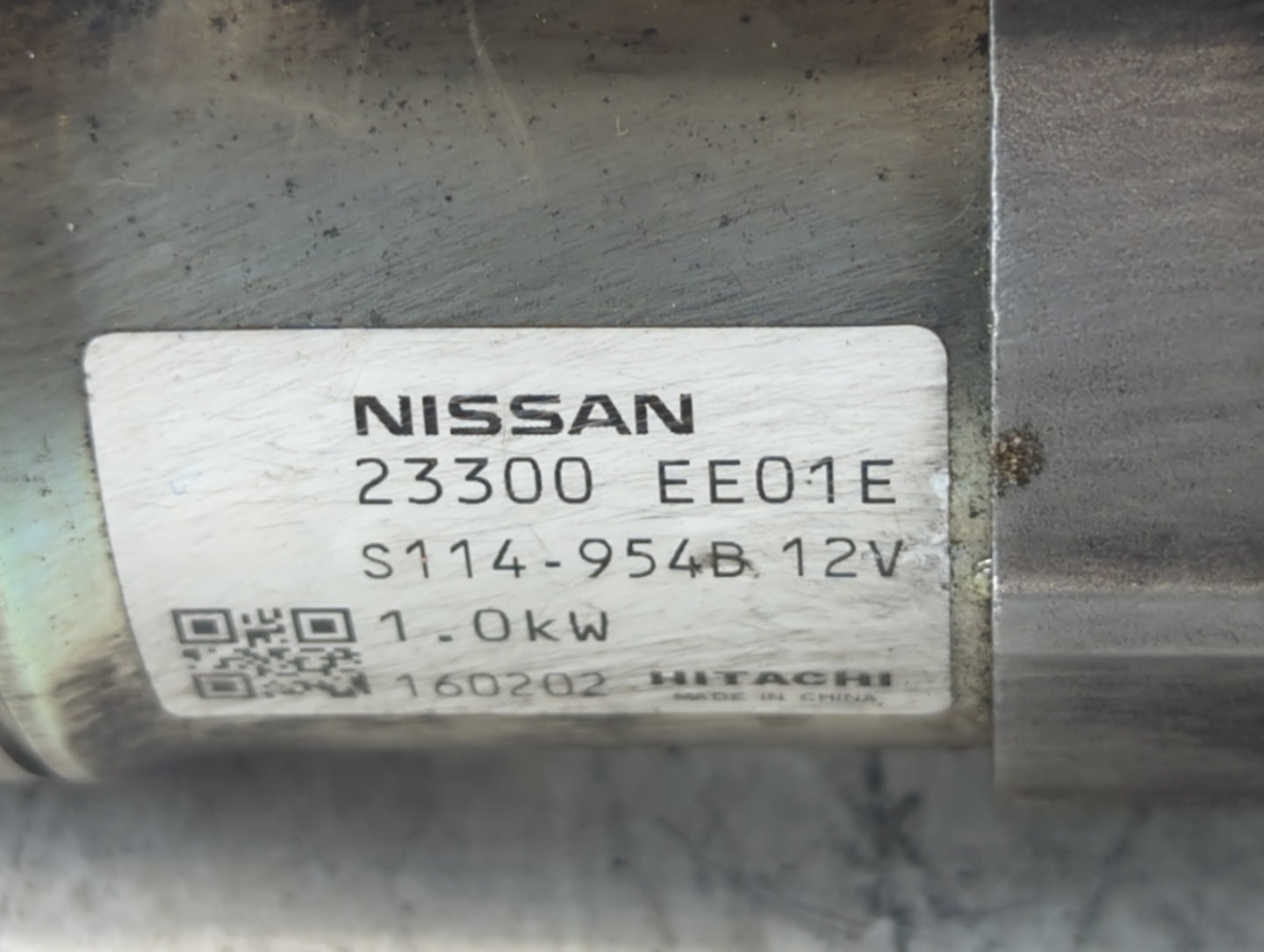 2012-2019 Nissan Versa Car Starter Motor Solenoid OEM P/N:S114 954B 12V 23300 EE01E Fits OEM Used Auto Parts - Oemusedautopa