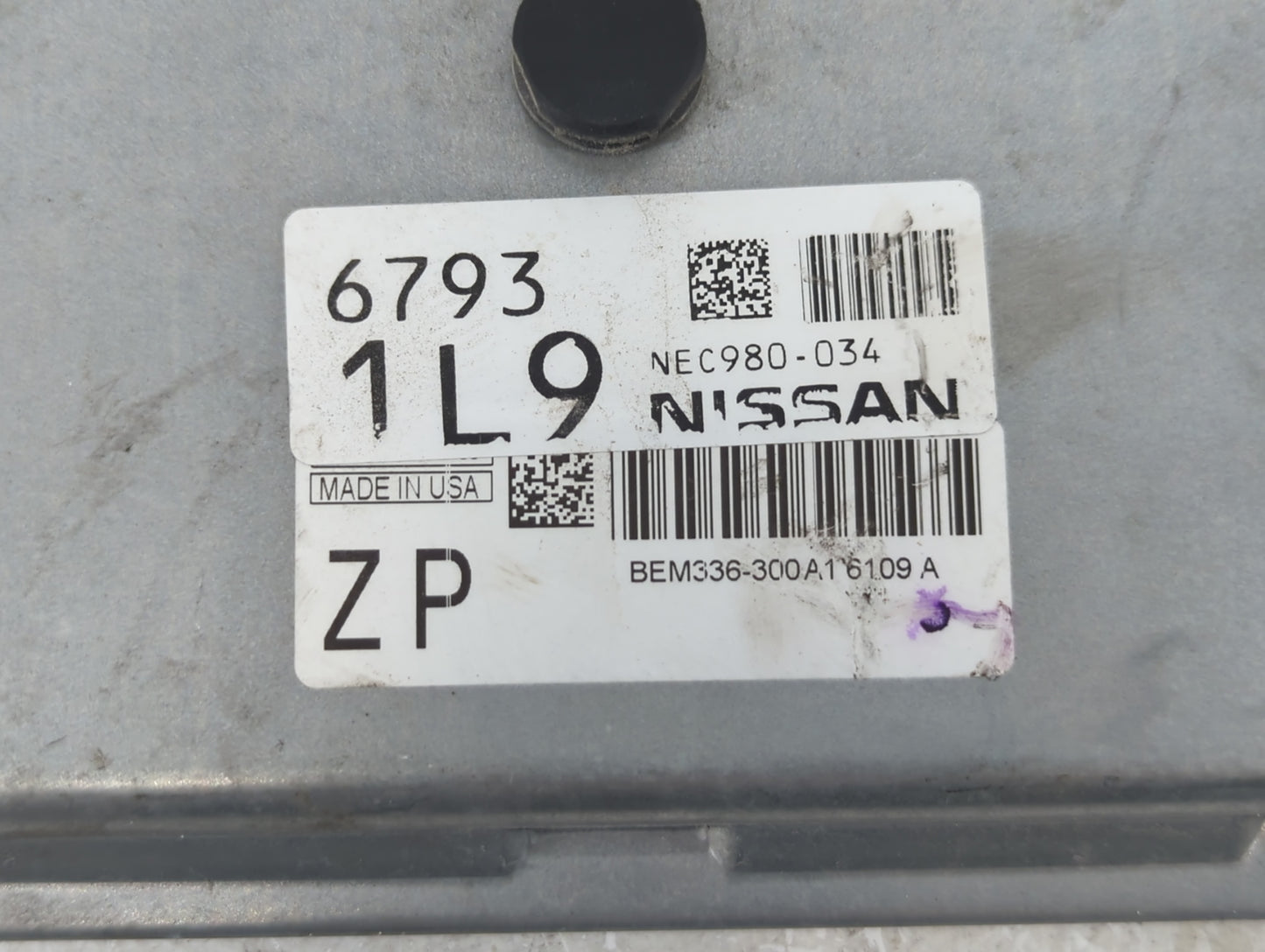 2014-2017 Nissan Versa PCM Engine Control Computer ECU ECM PCU OEM P/N:6793 1L9 BEM336-330A1 6109 A Fits Fits 2014 2015 2016