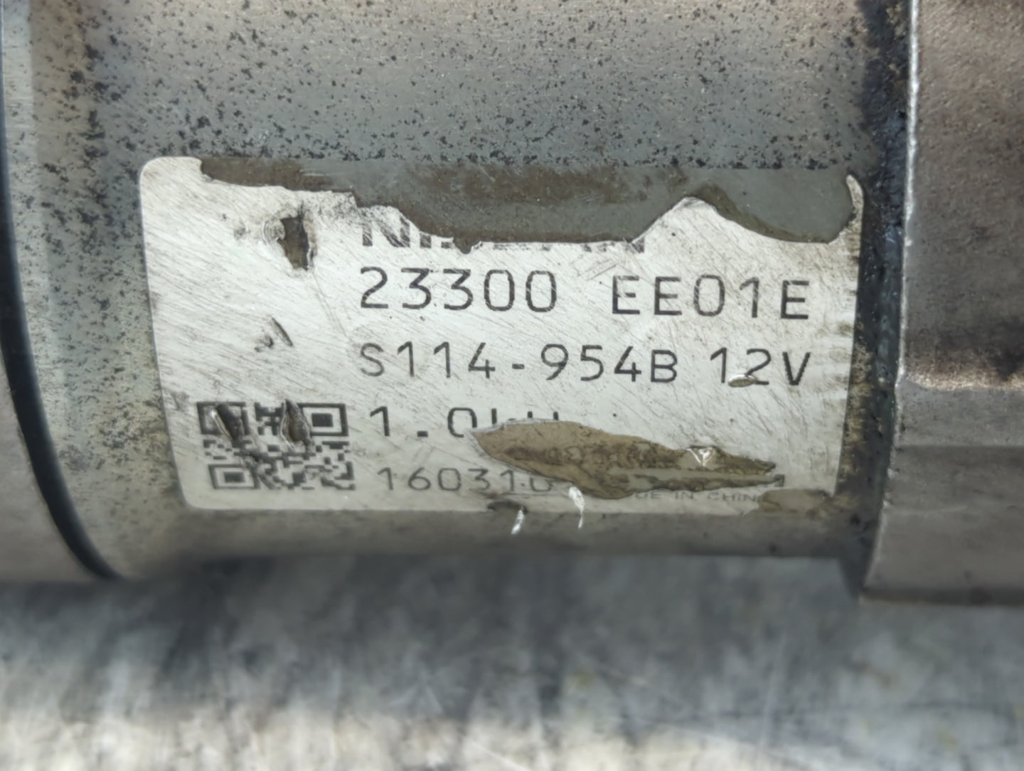 2012-2019 Nissan Versa Car Starter Motor Solenoid OEM P/N:S114-954B 12V 23300 EE01E Fits OEM Used Auto Parts - Oemusedautopa
