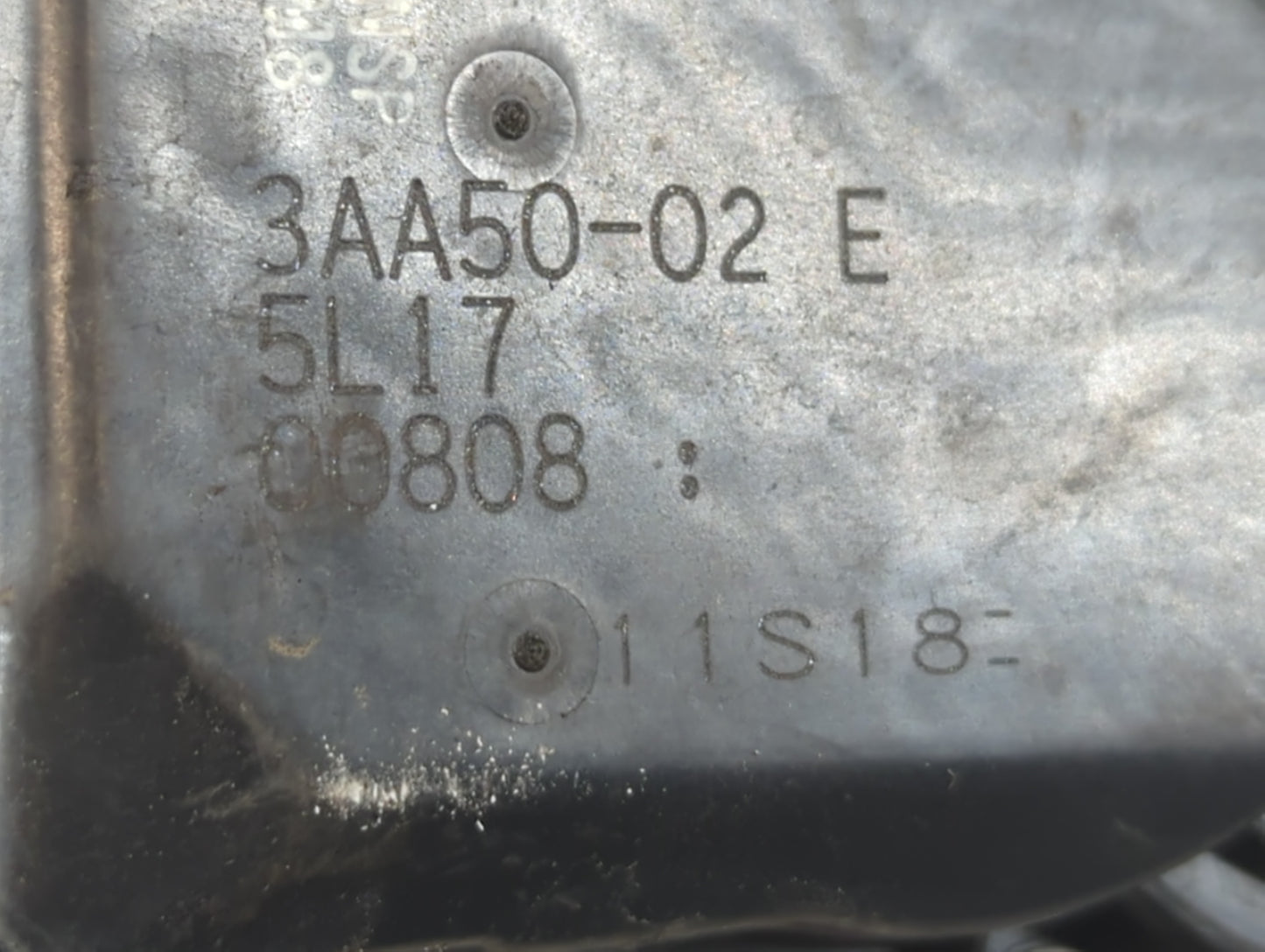 2012-2019 Nissan Versa Throttle Body P/N:3AA50-02 E Fits Fits 2012 2013 2014 2015 2016 2017 2018 2019 OEM Used Auto Parts - 