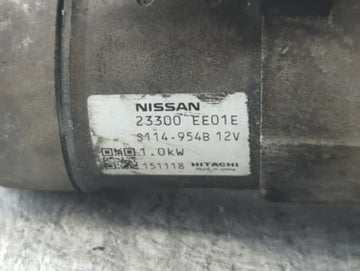 2012-2019 Nissan Versa Car Starter Motor Solenoid OEM P/N:S114-954B 12V 23300 EE01E Fits OEM Used Auto Parts